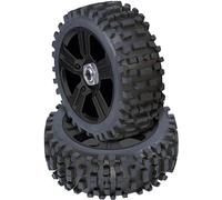 Ruote complete 1:8 Buggy Reely Tunnel 5 raggi Nero 4 pz.