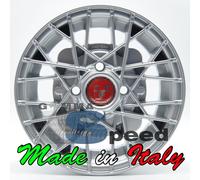 Ruote complete Abarth per Fiat 500 OLD 126 4x98 cerchi 699 S e gomme 135/80/12
