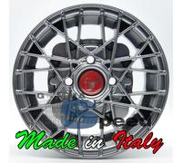 Ruote complete Abrt Fiat vecchia 500 OLD 126 4x98 cerchi 699 SL gomme 145/70/12