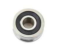 Ruote con gola a V, ruote per cancelli scorrevoli, 1 pezzo 12x35x15,9 mm LFR5201-12 Traccia asse ottico scanalatura a U con cuscinetto scanalato puleggia ruota di rotolamento