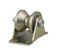 Ruote con gola a V, ruote per cancelli scorrevoli, 1 ruota girevole rigida in acciaio con scanalatura a U for porta scorrevole, rullo di trazione for cancello(1.2inch U)