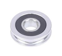 Ruote con gola a V, ruote per cancelli scorrevoli, Puleggia con cuscinetto a scanalatura a U da 10 * 30 8 mm ruota di guida concava scanalata for guida/pista for cavi 5 diametro