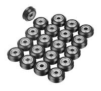 Ruote con Scanalature a V Alesaggio 5mm per Stampante 3D e CNC, Pacchetto 20 Cuscinetti Guida Puleggia Stabili Lisci, Accessori di Precisione per Modellismo Fai da Te Professionale