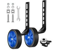 Ruote da allenamento per biciclette da 12-20 pollici | Supporto bici per bambini regolabile | sicuri per moto fuoristrada | Ruote stabili in PVC e metallo | Set di apprendimento per bambini