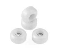 Ruote da dito per skateboard, 40 pezzi, per skateboard, gadget facili da cambiare e durevoli (bianco)