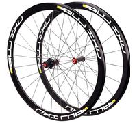 Ruote da strada 700C con freno a cerchio, set di ruote per bici da corsa, 7, 8, 9, 10, cassetta a 11 velocità, copertoncino, mozzo in carbonio da 40 mm, ruote per bicicletta a sgancio rapido, 1865 g
