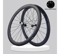 Ruote da strada in carbonio con freno a cerchione CSC 700C 25mm larghezza 60mm set di ruote per bicicletta in carbonio per copertoncino tubeless profondo