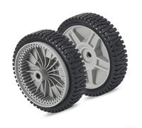 Ruote di ricambio in plastica da 20,3 cm per Craftsman serie 5 che supportano prestazioni continue nella manutenzione del prato (2 pezzi)