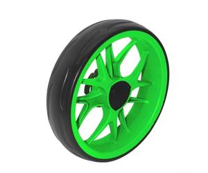 Ruote di ricambio per carrello da golf, 255 mm OD Push Cart pneumatico con asse da 10 mm, silenzioso per EVA All-Terrain per ruota da golf buggy, per plastica e gomma durature pezzo di ricambio per