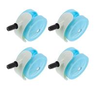 Ruote di ricambio per ruote, 38,5 g flessibile Walker Casters, PP 4 pezzi Pushchair Silent Wheels, Durevole Stroller Accessories, ideale per bambini tricicli e 10 x 6 x 3,8 cm