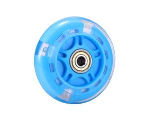 Ruote di ricambio per scooter, 1 pezzo ruota LED flash 80 mm, ruote per scooter Mini Maxi Micro Skate, luci a rulli lampeggianti, posteriori, posteriori, ABEC-7, 80 mm, per bambini e adolescenti