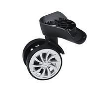 Ruote di Ricambio per Valigie, 2 Pezzi Ruote Girevoli Universali per Bagagli e Trolley - Silenziose, Facile Installazione con Kit di Riparazione e Cuscinetti in Plastica