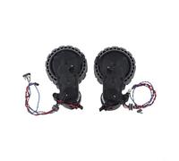 Ruote di ricambio sinistra e destra per Ecovacs per deebot per t10 per t20 X1 X2 TURBO, ruota per robot aspirapolvere in plastica per guida silenziosa e facile montaggio (sinistra + destra)