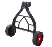 Ruote di supporto per tagliaerba con uomo a terra per tagliaerba Ruote regolabili per tosaerba per asta da 25 mm-28 mm Ruota ausiliaria a spinta facile per attacco filo con uomo terra Accessori p