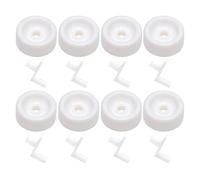 Ruote e asse for rulli for lavastoviglie WD12X271 (confezione da 8) compatibili con Hotpoint, compatibili con Kenmore AP2039084 AH259136 EA259136 for cestello inferiore