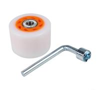 Ruote elastiche per pattini a rotelle, set da 8 pezzi per pattini a doppia fila, perfette per avventure di pattinaggio al chiuso e all'aperto (arancione (92A))