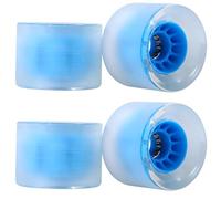 Ruote Flash Skateboard, 2,76 x 5,1 cm, Flash Pu Longboard, Cruiser Ruote alte per Longboard Skateboard Fish, Durezza 80A con Luce Led Design