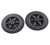 Ruote for barbecue Charbroil da 6 pollici, set di ricambio for barbecue a gas, kit di ruote for barbecue in plastica resistente al calore for accessori da cucina all'aperto(Black)