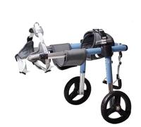 Ruote For Cani Su Sedia A Rotelle For Assistere Animali Di Piccola Taglia Con Disabilità Agli Arti Posteriori For Riacquistare La Mobilità Leggero Con 2 Ruote Sedie A Rotelle ( Colore : Blu , Misurare