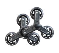 Ruote for salire le scale, 2 pezzi di ruote for carrello della spesa, parti ricambio portatili