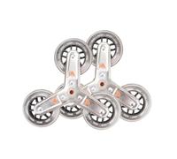 Ruote for salire le scale, 2 pezzi triangolari for carrello Utilità di ricambio Facile da installare for pieghevole