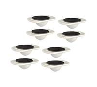 Ruote girevoli 8 pezzi Rotelle girevoli autoadesive Rulli for mobili resistenti Trasferimento universale for scatole di sedie