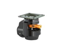 Ruote girevoli a Stelo, Ruote girevoli di livellamento da 4 Pezzi Ruote girevoli girevoli for carichi Pesanti con Design della Maniglia Piedini Regolabili in Altezza for Macchina da banco(C 2in)