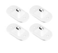 Ruote girevoli autoadesive Ruote girevoli in acciaio inossidabile Puleggia universale con rotazione a 360 gradi for scatola portaoggetti for mobili(White-20PCS)