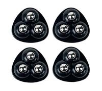 Ruote girevoli autoadesive - Ruote girevoli per mobili in acciaio inossidabile, rotelle per piccoli elettrodomestici | Mini ruota girevole, puleggia adesiva con rotazione di 360 gradi per contenitori