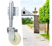 Ruote Girevoli da 10.2cm/4 pollici, Ruota Girevole in Nylon con Supporto Girevole a Molla per Carichi Pesanti Resistente 199.6 kg/440lbs Capacità di Carico