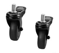 Ruote girevoli di bloccaggio per griglia a pellet, per ruote di ricambio resistenti da 7,6 cm per Navigator 850 Pro Series 1100 Austin XL per barbecue Louisiana - Sistema frenante sicuro
