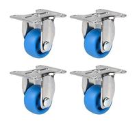 Ruote girevoli for mobili ad alta resistenza, ruote for da 32 mm in nylon, direzionali/girevoli/frenanti, attrezzature for il trasporto, altezza 45, singole(Brake+Universal,25Mm/16In)