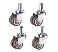 Ruote girevoli, for sedie da ufficio, 38 mm/50 mm, Carrello della spesa for lettino, Mobili for carrello, Anello di sicurezza in acciaio inossidabile