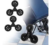 Ruote girevoli girevoli per ruote triangolari del carrello della spesa da 2