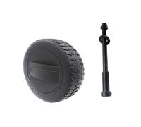 Ruote girevoli in gomma per barbecue all'aperto Traeger, forniscono un rotolamento silenzioso e un supporto stabile per la griglia su superfici irregolari