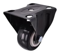 Ruote girevoli industriali, ruote silenziose for carrelli a mano con pianale ribassato for attrezzature di grandi e medie dimensioni, banchi da lavoro mobili, recinti, ecc(1.5inch)