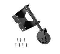 Ruote girevoli per cancelli pesanti da 10,2 cm con molla ammortizzata a molla per porte in legno e ferramenta per recinzioni, ruota regolabile per cancello a molla