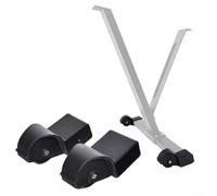 Ruote girevoli per vogatore, compatibili con Concept2 e Powerfun 500/550, in plastica resistente ai graffi per una maggiore durata