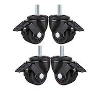 ruote girevoli, Rotella, Rotelle for carichi pesanti, Ruota universale da 2,5 pollici Stile giapponese Big Mac Baricentro basso Vite ruota in nylon Ruota freno M16 Ruota for mobili, Cuscinetto 500 kg