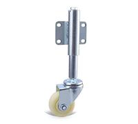 Ruote girevoli, Ruote for cancelli di fabbrica Ruote girevoli a 360° for la casa Hardware for recinzione, Ammortizzatore for carichi pesanti caricato a molla senza piatto Retrattile 60 mm, Durevole, f