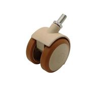 Ruote girevoli, Ruote girevoli con stelo da 2" Ruote sostitutive 4 pezzi Ruote girevoli filettate for i con freni 90 libbre,Movimento flessibile(M8)