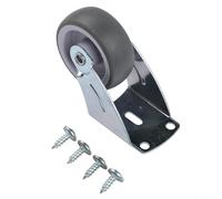 Ruote girevoli silenziose per mobili con rotolamento fluido e ruote direzionali a montaggio laterale, progettate per porte scorrevoli e oggetti mobili (C)