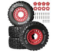 Ruote In Gomma 12-17mm Esagonale Per Arrma Trxs Per Slash Per HPI Per VKAR Per Redcat Per HSP 1/8-1/10 RC Short Course Truck Auto Aggiornamenti Parti Ricambi Crawler RC