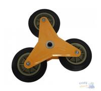 RUOTE IN GOMMA PER CARRELLO MASTER TAURUS L PER GRADINI MAURER 081291 FORO mm 21