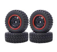 Ruote In Gomma Per SCY 16103 Pro Per MJX 16207 Per JJRC Q130 1/16 | Pneumatici gomma alta aderenza hex 12mm auto offroad trazione stabile e prestazioni bashing durevoli Parti