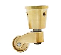 Ruote in ottone Easy Rolling con mobilità a 360 gradi per vari tipi di mobili