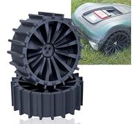 RUOTE INDEGO ROBOT TAGLIAERBA PRATO OFF-ROAD +TRAZIONE IN SALITA ROBOT TOSAERBA BOSH® * RICAMBIO SET ARRAMPICATA PLUG&PLAY RUOTA DENTATA TERRA