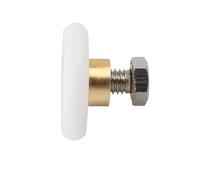 Ruote inferiori per box doccia Shower Doo, Rulli for porte scorrevoli della doccia 1/2/4 pezzi 20-27 mm(20mm,Silver)