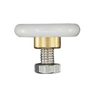 Ruote inferiori per box doccia Shower Doo, Rulli for porte scorrevoli della doccia 8 pezzi 20-27 mm ottone nylon rame(27mm)