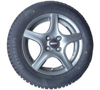 Ruote Invernali Smart 453 Cerchi IN Lega Alutec Presa Grigio Kumho WP52 RDKS